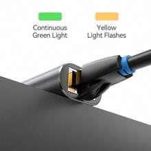 Vention Usb 乙太網路轉接器,usb 3.0 至 10/100/1000 千兆位元乙太網路 Lan 網路適配器乙太網路相容交換器、surface Pro、筆記型電腦 灰色 - 灰色 - 查看 7