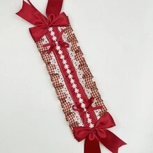 1件女式紅色蝴蝶結洋裝頭帶洛麗塔洛麗塔甜美女士髮夾頭飾適合聖誕節日常百搭女僕用cospla - 紅色 - 查看 6