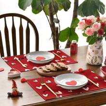 1pc New Arrival Minimalist Linen Decorative Dining Mat For Kitchen - 1 Placemat - View 5