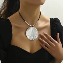 1pc Minimalist Fashionable Fall/winter All-match Necklace - Silver - View 10