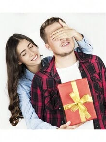 1pc Stainless Steel Cross Pendant Necklace With Gift Box, Perfect As A Gift For Boyfriends To Wish For Peace - Silver - View 3