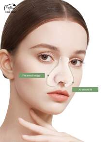 100pcs M-Triangle Shaped Dry Disposable Nose Strips With Storage Box, Breathable Skin Care Nose Strips Moisturizing Nourishing DIY Nose Paper Nasal Strips Nose Patches Soften Liquid-Free Home Beauty Salon Use Nose Strip Patch, Nose Strips For Blackhead Removal, Deep Cleansing Pore Strips, Lightweight Fit Flexible Non Woven T Zone Skin Care