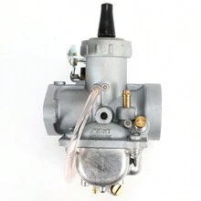 PowerMotor 鈴木ts125越野摩托車125cc通用摩托車化油器 - 銀色 - 查看 5