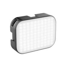 Ulanzi Vijim VL-100C 迷你柔光 LED Vlog 灯可调节摄像机补光灯 2500K-6500K 可调光直播灯 - 黑色 - 查看 5