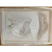 Molde Para Gelatina en Forma de Rosita Fresita Grande - Blanco - Ver 2