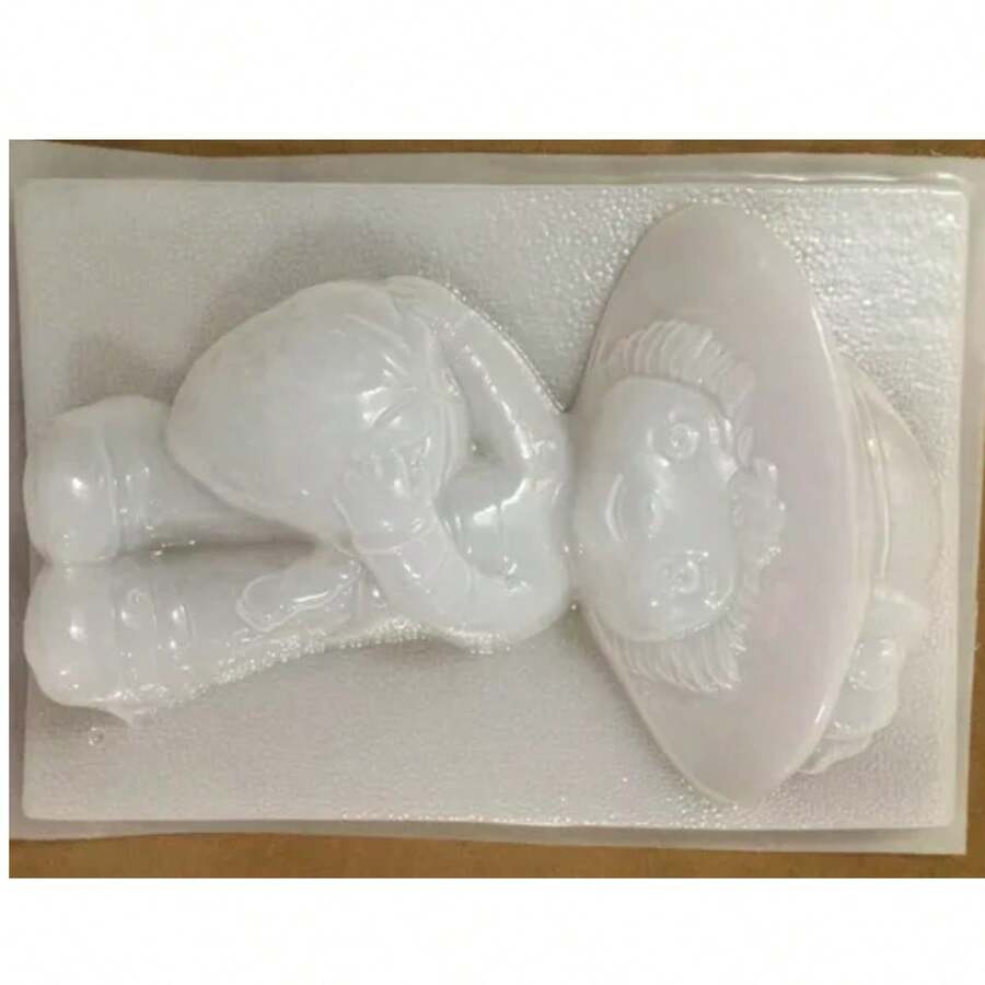 Molde Para Gelatina en Forma de Rosita Fresita Grande - Blanco - Ver 1