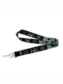 1 pièce Lanière bohème pour porte-badge, clés, porte-clés, excellent cadeau pour femmes, hommes, enseignants, personnel, infirmières. Accessoire de voiture, charm de sac à dos pour l'école, gothique mignon Y2K