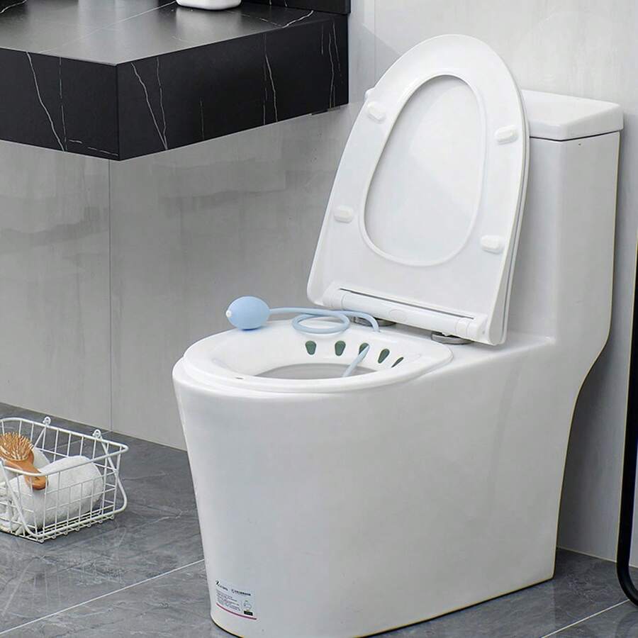 Bồn Tắm Điện Sitz Cho Phụ Nữ Mang Thai Sau Sinh Có Thể Gập Lại Trĩ Vệ Sinh Giặt Hông Tắm - Xám - Xem 1