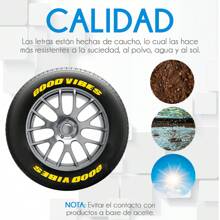 Letters For Tires Stickers 4 Car Tires Rubber Letters Sticker In The Shape Of Letters Label Fast, Good Vibes, Moto Sport, Racing, Super Sport - Yellow - View 5