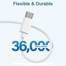 1 Stück USB Typ C Ladekabel, USB A zu USB C Schnellladekabel Typ C Datensynchronisationskabel, kompatibel mit 15/15 Plus/15 Pro/15 Pro Max, kompatibel mit Galaxy A14 5G A13 A54 A53 S25 S24 S23 S22 Ultra S21 S20 A23 A24 A03s 7Pro 6 Moto Android Handy Ladekabel