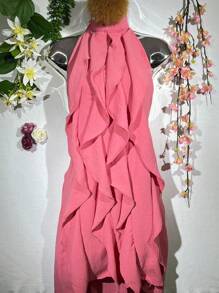 Women Dresses - 珊瑚粉 - 查看 1