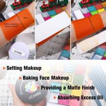 UCANBE Athena Face Body Paint Oil Palette + Translucent Setting Powder + 10PCS Brushes Set, Professional Face Painting Pallet Kit For Halloween SFX Cosplay Clown Makeup For Women Adults - 彩色 - 查看 5