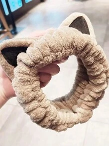 1pc Cute Polyester Cartoon Ear Decor Plush Bathroom Hair Bandhair,Hair Accessory,Hair Accessories,Accessories,Hair Accessories For Women,Fall,Travel,Hair Tools,Accessories Women,Hair Stuff, Fall,Hair,Hair Accessories,Accessories,Hair Accessories For Women,Travel,Hair Accessories,Accessories Women,Hair Accessory,Hair Accessories Women,Hair Tools,Hair Stuff,Stuff,Beauty Accessories,Gifts,Travel,Gifts For Women,Hair Stuff,Stocking Stuffers,Stocking Stuffers,Stocking Fillers,Stocking Stuffers For Women,Stocking Fillers Women,Christmas Gifts,Gifts,Christmas Stocking Fillers,Gifts For Women,Gift,Christmas Gift,Stocking Stuffers For Adults,Stocking Fillers For Adult,Hair Stuff,Women's Accessories,Stocking Stuffer,Coming-Of-Age Hair Accessory,Christmas Hair Accessories,Gift Ideas For Women,Beauty Stocking Fillers,Christmas Gifts For Women - Khaki - View 3