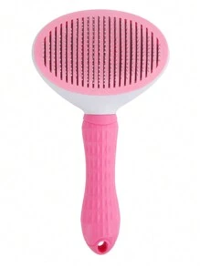 1pc Abs & Steel Pin Grooming Brush With Anti-Slip Handle For Pet, Suitable For Cats And Dogs All Year Round, Color Random - Multicolor - View 5