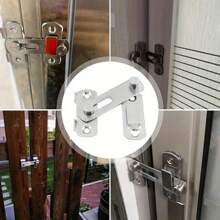 1pc Stainless Steel Lock Bolt For Door Lock Protection, Suitable For Sliding Doors, Windows, Cabinets. For Home Security & Hardware Accessories - Silver - View 3