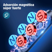 1Hora Soporte Celular Auto Magnetico PJ097 - Negro - Ver 4
