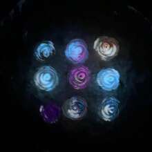 30入組隨機混合漸變玫瑰形狀diy美甲裝飾品 - 彩色 - 查看 9