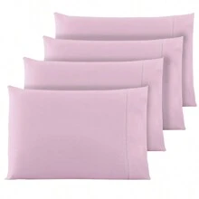 Pillowcases & Shams - Màu Hồng baby - Xem 1