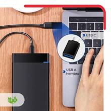 Cable USB Tipo A-B Para Impresora Proyector Escáner Multifuncional, Extensión, Universal De Calidad Imprimir desde smartphone teléfono celular dispositivos Adaptador OTG USB 2.0 a V8 OTG USB a Tipo C - Negro - Ver 3