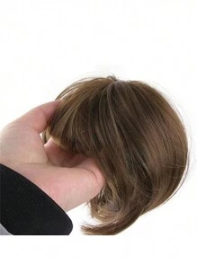 Peluca Para Mascotas Con Flecos Para Gatos Y Perros, Accesorios Para El Cabello De Mascotas - Marrón - Ver 5