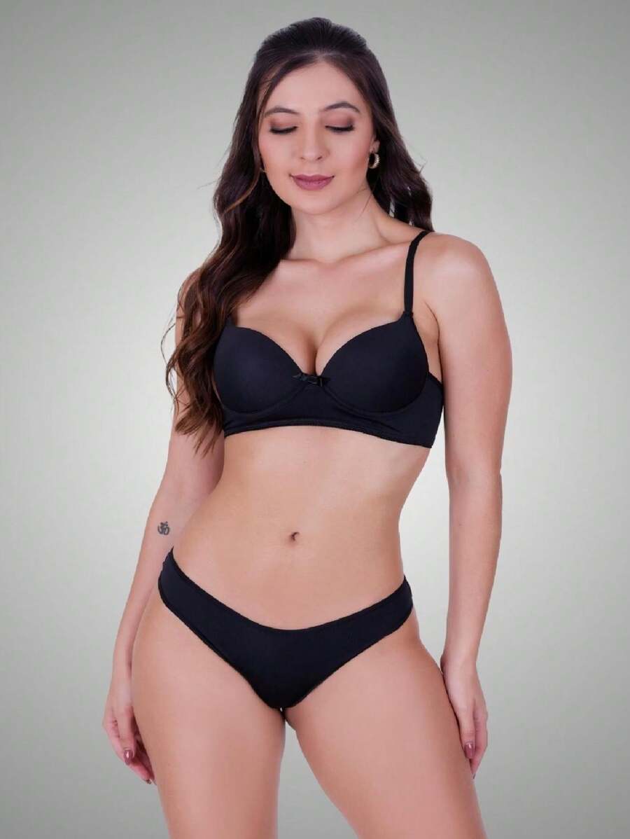 Women Bra & Panty Sets - màu đen - Xem 1