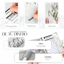 Shendy Vendy A6 Planner Folder Notebook Agenda Pocket Organizer - Grey - View 3