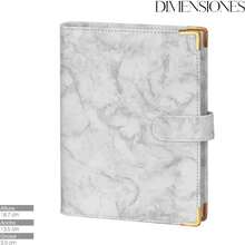 Shendy Vendy A6 Planner Folder Notebook Agenda Pocket Organizer - Grey - View 4