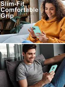 Basic Phone Cases - Màu xanh Bạc hà - Xem 3