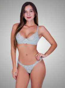 Women Bra & Panty Sets - màu xanh lá - Xem 1
