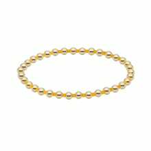 Vòng tay đính cườm thủ công, vòng tay mạ vàng 18K bằng đồng với ngọc trai giả, phụ kiện phong cách Châu Âu và Mỹ. - Nhiều màu - Xem 10