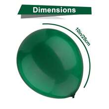 10-200件啞面厚圓形乳膠氣球,5/10/12/18英寸,深綠色,適用於主題派對、生日、婚禮、求婚、女神節、裝飾道具、新居入伙、開幕典禮拱門裝飾 - 墨綠色 - 查看 9