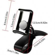 汽車導航手機架，汽車手機座架，儀表板/擋風玻璃/通風口手機架，便攜式GPS導航手機架，防滑/防震/旋轉手機支架，適用於iPhone、小米、三星、OPPO、Realme和更多手機 - 黑色 - 查看 10