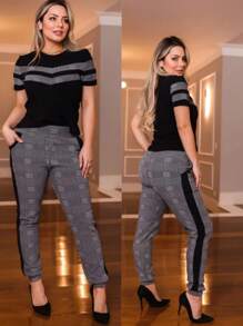 Women Two-Piece Outfits - 黑色 - 查看 2