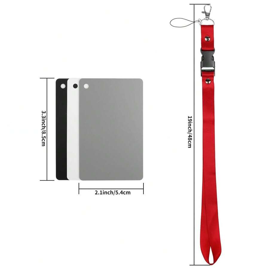 1pc White Balance 18 Gray Card - 17012733081a7d36323a14c393af6b292b6d1b1b36 Thumbnail 900x 