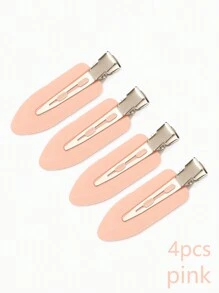 4/20pcs Women Plain Surfboard Hair Clips, Invisible Hair Styling Clips, Suitable For Daily Use Claw Clips Hair Claws Hair Barrettes, School Stuff, Hair Accessories - Multicolor - View 3