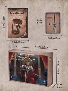 專制者遊戲:中古混沌,策略性桌遊,5至10名玩家,15分鐘遊玩時間,14歲以上,包含136張卡片和1本遊戲說明書,獨創性遊戲 - 銅色 - 查看 4