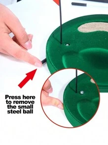 1 件酒吧遊戲迷你高爾夫球套裝,成人減壓休閒娛樂遊戲,派對酒吧玩具,飲酒道具,室內辦公室減壓桌上遊戲玩具,聖誕節和復活節禮物 - 綠色 - 查看 6