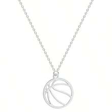 1pc Hip-Hop Stainless Steel Basketball Pendant Necklace, Simple Charm Basketball Sport Collarbone Chain Jewelry For Girls Boys Basketball Player Necklace Accessory - Basketball - View 11