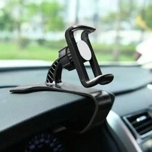 汽車導航手機架，汽車手機座架，儀表板/擋風玻璃/通風口手機架，便攜式GPS導航手機架，防滑/防震/旋轉手機支架，適用於iPhone、小米、三星、OPPO、Realme和更多手機 - 黑色 - 查看 7