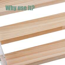 1 Pack 2 Tier Acrylic Wooden Display Stand, Clear Acrylic Display Riser Shelf Wood Tiered Display Shelf Rack Step Ladder Riser Stands For Cupcakes Perfumes Figures Collectibles - 2 Tier - View 7