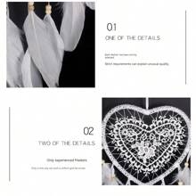 White Dreamcatcher With Lights - White - View 5