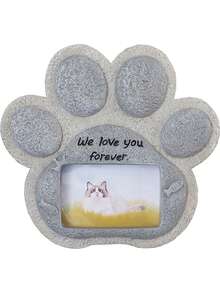 創意樹脂仿真寵物貓紀念墓碑 - 灰色 - 查看 4