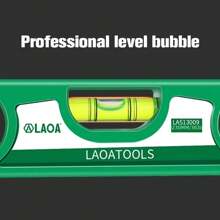 230MM Level Angle Gauge Finder, Horizontal Vertical Cross Line Leveler Measuring Tape, Digital Ruler Tool For Handymen Accurate Angle Measurement Made Easy - Green - View 5