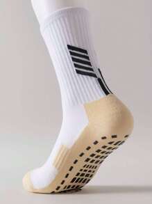 Sports Outdoor 1 Pair,Men's Soccer Socks Anti Slip Non Slip Grip Pads For Football Basketball Sports Grip Socks