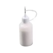 1PC 30ml Empty Glue Bottle With Needle Precision Tip Applicator Bottle For Paper Quilling DIY Craft Summer, School - White - View 7