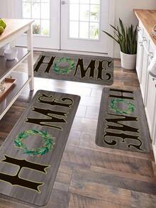 1 Miếng Tấm bảng In Đệm Nhà bếp , Hút ẩm Hình chữ nhật Hình dạng Mềm mại Pha lê Nhung Phòng khách Tấm thảm - Nhiều màu - Xem 5