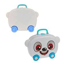 Maleta Kit Médico Infantil Brinquedo Faz de Conta Maleta com Rodinhas Happy Clinic Cyb000166 - Branco - Visão 6
