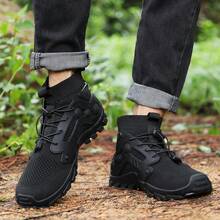 Men's Casual Sports Shoes, Anti-Slip Socks Shoes, Climbing Shoes - Black - View 2