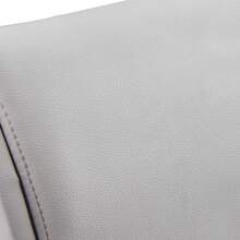 Nestfair Full Size Upholstered Faux Leather Platform Bed With LED Light Bed Frame - White - View 5