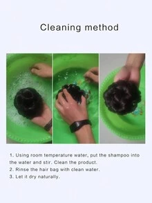 1入組合成纖維毛鬆糰,短捲合成纖維配爪,適合女性在聖誕和萬聖節佩戴 - 巧克力棕 - 查看 6